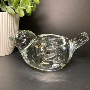Indiana Glass Bird Votive Candle Holder